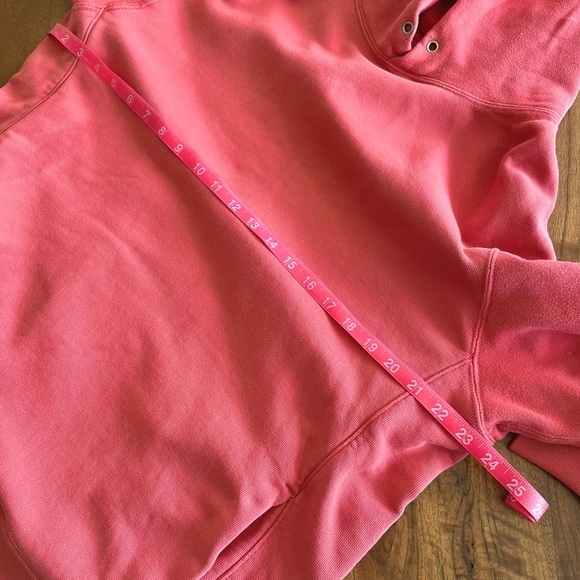 100% Cotton Uniqlo ♥️Red♥️ Oversized Hoodie Sweatshirt Hooded With Hand Pockets - Picture 10 of 16